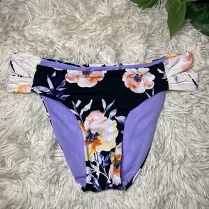 Handmade | Juniors lavender floral bikini bottom NWOT